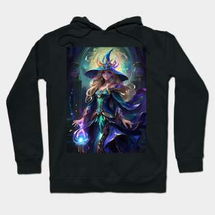 Mystical Anime Charm Meets Wall Art Power: Abystyle's Alternate Art Lost Art of Dark Magician Girl Hoodie